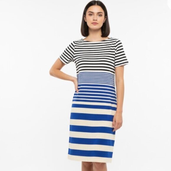 Uniqlo x Marni Striped Boat Neck Women's T-Shirt Dress Size M - Picture 1 of 10